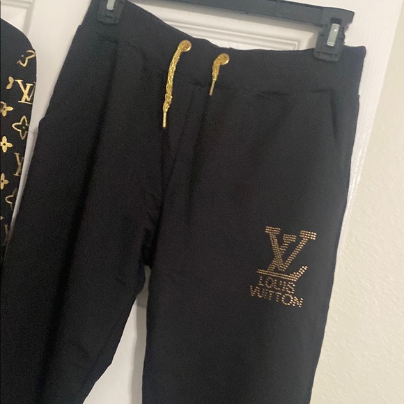 Black and Gold women pajama set - Picture 2 of 5